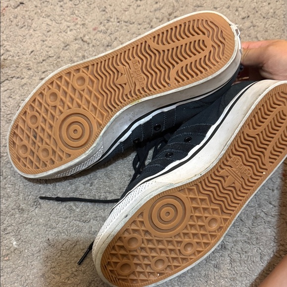 Adidas Men's Black and White Sneakers - Picture 2 of 4